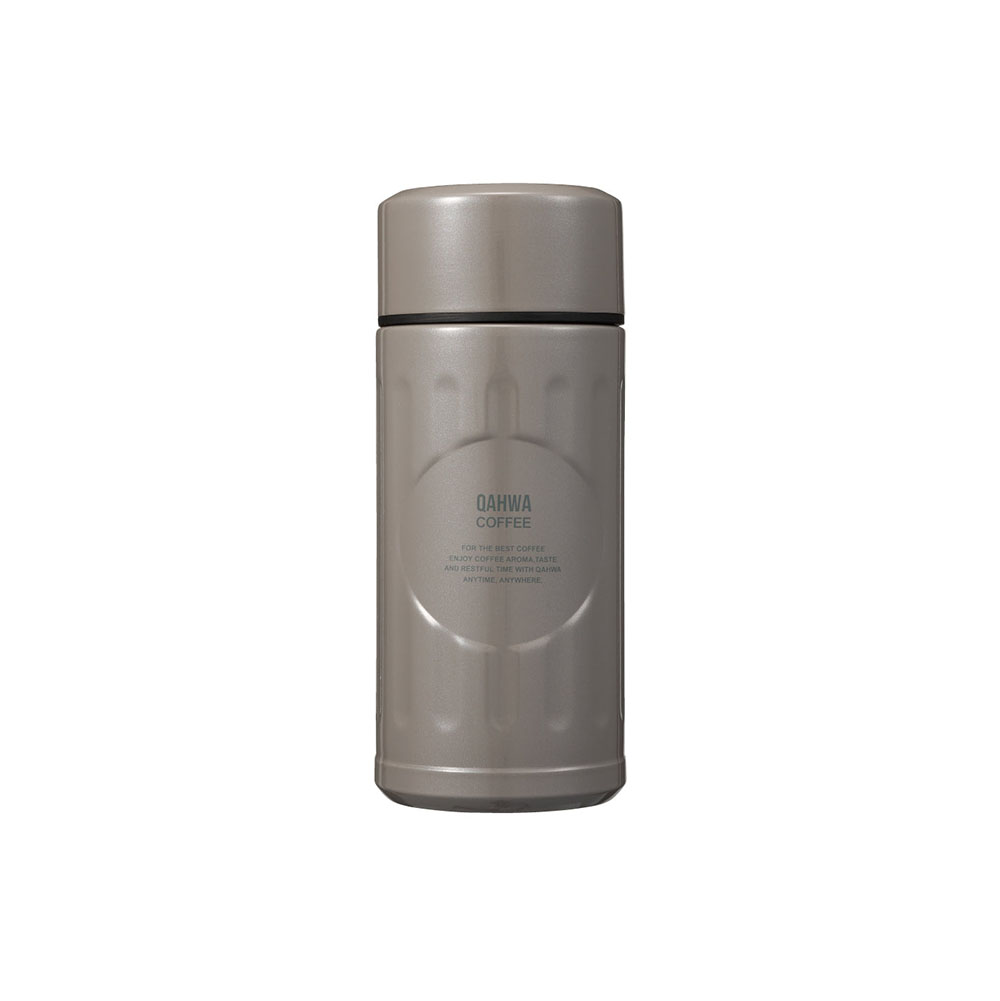 CB Japan QAHWA mini 精品咖啡專用保冷保溫瓶 200ml 亞麻灰